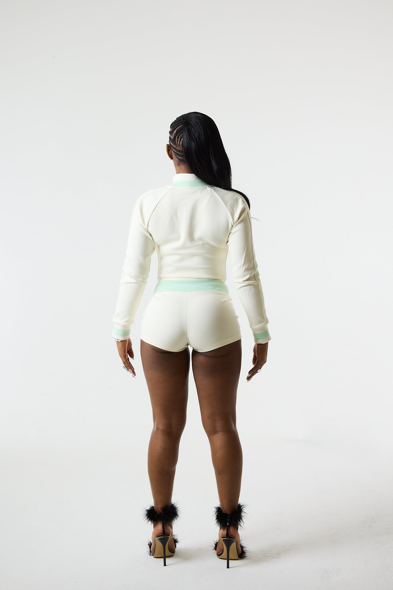 Velocity Vixen Mini Shorts - Matcha Mami