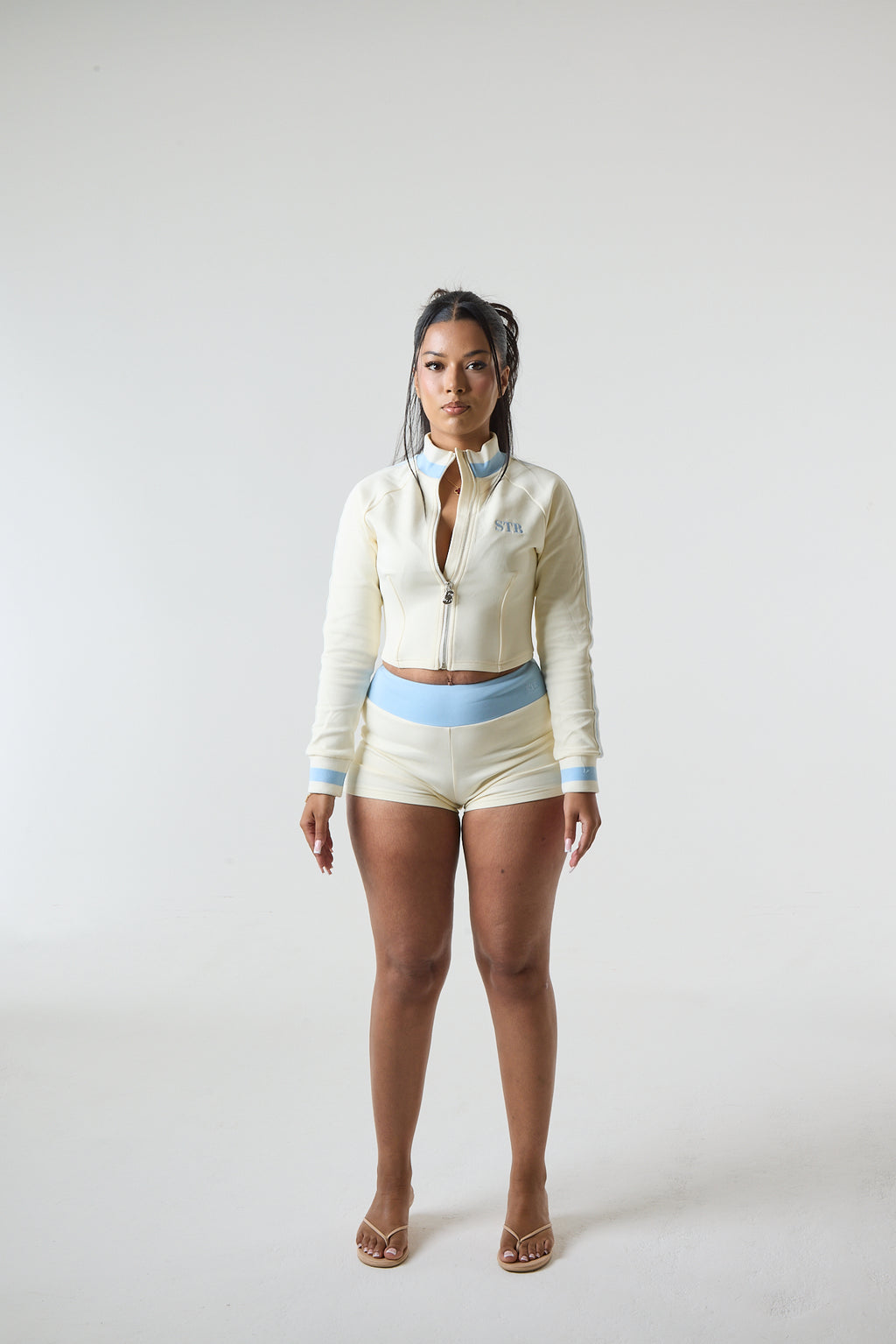 Velocity Vixen Mini Shorts - Blue Babe