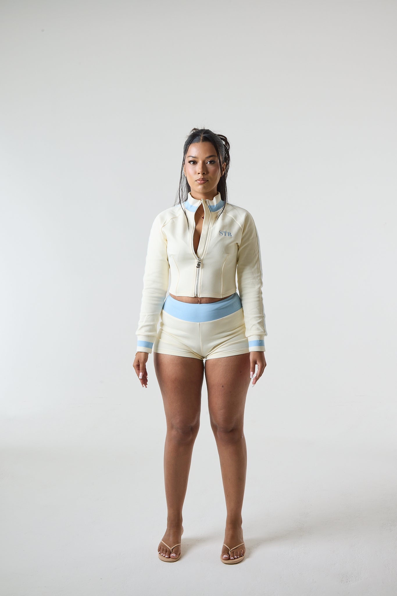 Velocity Vixen Mini Shorts - Blue Babe