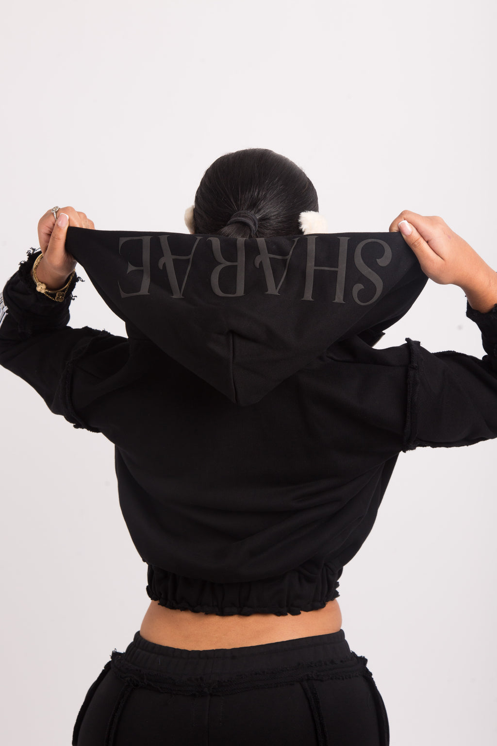 Black Staple Hoodie