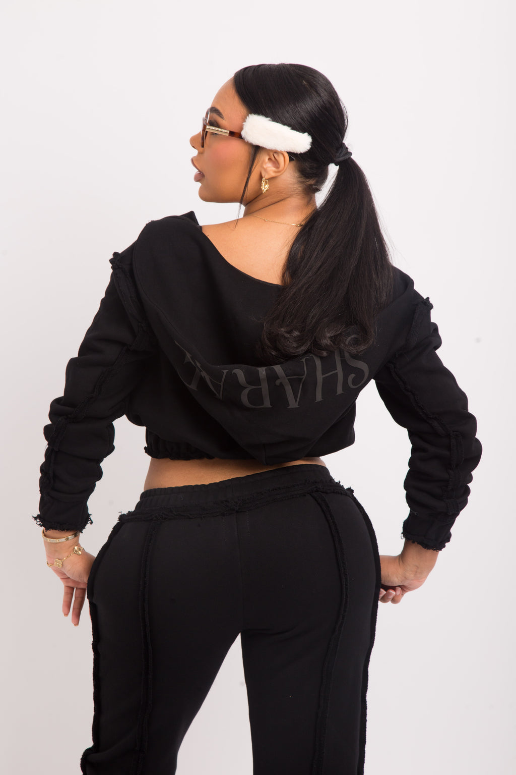 Black Staple Hoodie