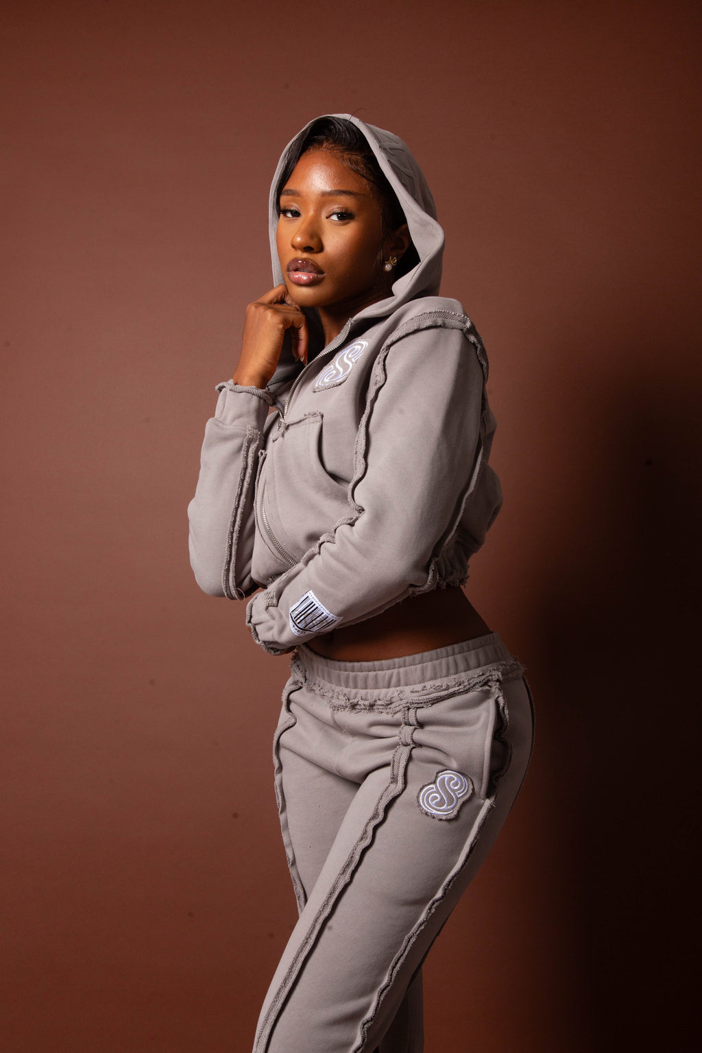 Grey Staple Hoodie