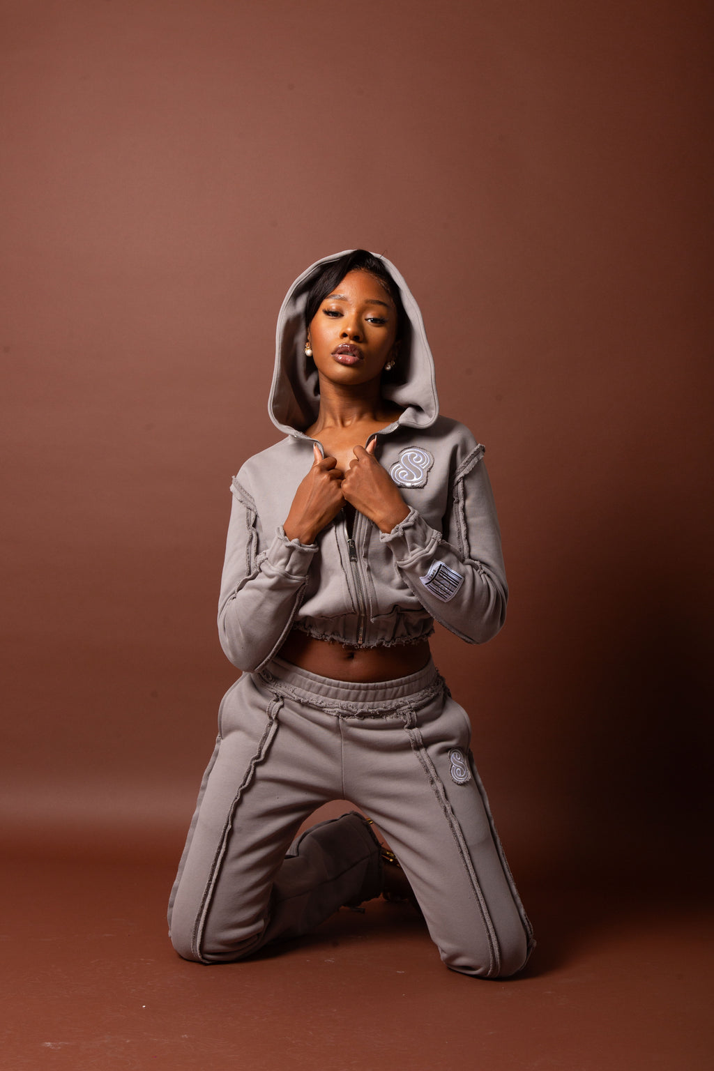 Grey Staple Hoodie