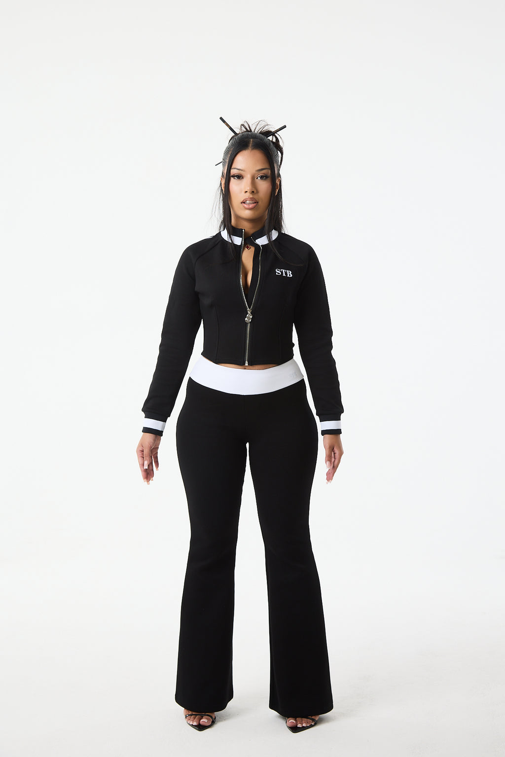 Velocity Vixen Flared Leggings - Noir